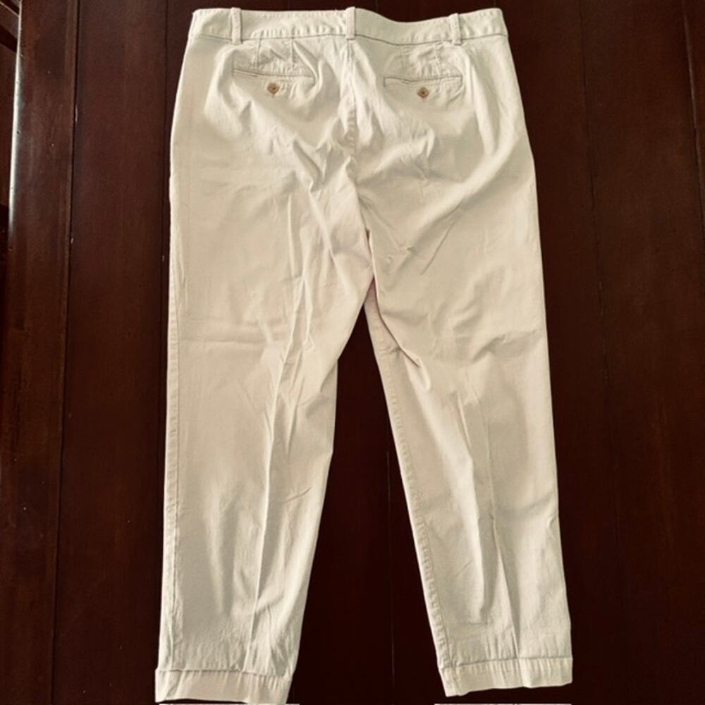 Talbots The Weekend Chino Pants Size 16 Light Tan - Picture 2 of 4